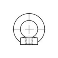 Ringmoeren M24 DIN 582 Staal Thermisch verzinkt 1 stuks toolcraft TO-5381601