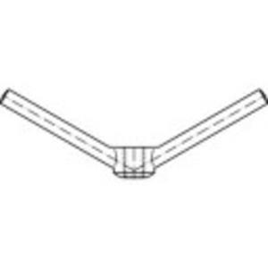 Knevelmoer M24 DIN 80701 Messing 1 stuks toolcraft TO-5454789