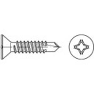 toolcraft Bohrschrauben 5.5mm 45mm Kreuzschlitz Phillips ISO 15482 Stahl galvanisch verzi
