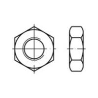 Zeskantmoeren M36 DIN 936 Messing 1 stuks toolcraft TO-5450025