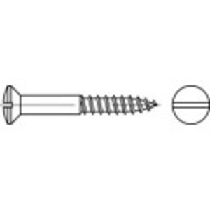 toolcraft Linsensenk-Holzschraube 3mm 16mm Schlitz DIN 95 Messing 200St.