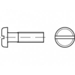 Platkopschroeven M3 8 mm Sleuf ISO 1580 200 stuks toolcraft TO-5451903