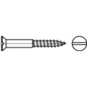 Verzonken houtschroeven 12 mm Sleuf DIN 97 Messing 500 stuks toolcraft TO-5446839