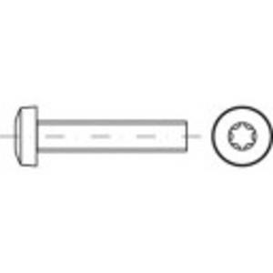 toolcraft Linsenkopfschrauben M3 10mm Innensechsrund ISO 14583 Edelstahl A2 1000St.