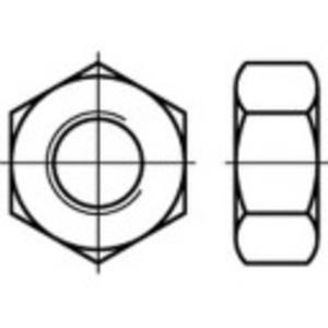 Zeskantmoeren M8 DIN 555 100 stuks toolcraft TO-5448222