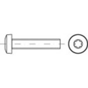 toolcraft Linsenkopfschrauben M3 12mm Innensechsrund ISO 14583 Edelstahl A2 1000St.