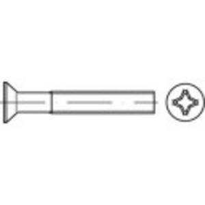 Verzonken schroeven M3 30 mm Kruiskop Phillips ISO 7046 Staal Galvanisch verzinkt 200 stuks toolcraft TO-5431740