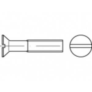 toolcraft Senkschrauben M5 55mm Schlitz ISO 2009 Stahl galvanisch verzinkt 200St.