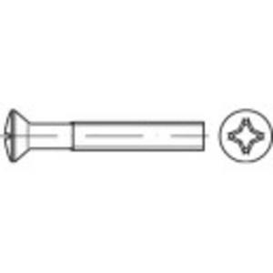 Bolverzonken schroeven M3 16 mm Kruiskop Phillips ISO 7047 Staal Galvanisch verzinkt 200 stuks toolcraft TO-5432154