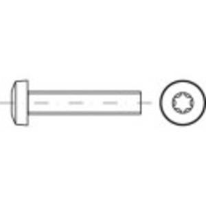 Lenskopschroeven M3 6 mm Binnen Torx ISO 14583 Staal Galvanisch verzinkt 200 stuks toolcraft TO-5440839