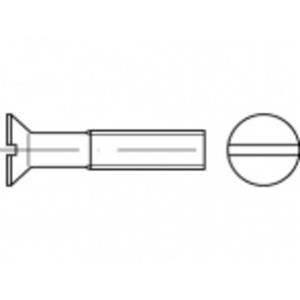 Verzonken schroeven M5 20 mm Sleuf ISO 2009 Staal Galvanisch verzinkt 200 stuks toolcraft TO-5392287