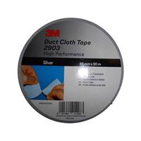 3M Textieltape Zilver (l x b) 50 m x 48 mm Gomharslijm Inhoud: 1 rollen