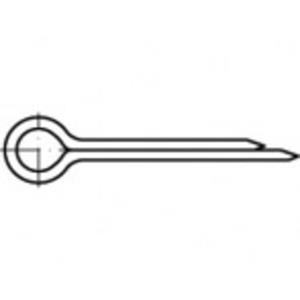 toolcraft ISO 1234 Stahl galvanisch verzinkt Splinte Abmessung: 2,5 x 28 28mm 500St.