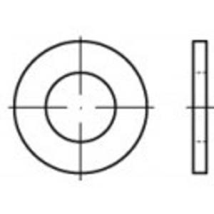 Onderlegringen 17 mm DIN 125 50 stuks toolcraft TO-5447358