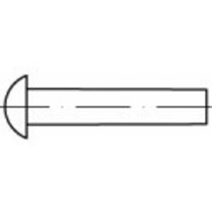 Halfronde klinknagel 8 mm toolcraft TO-5448786 250 stuks