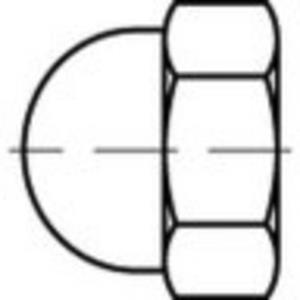 toolcraft TO-5455344 Artikel 88497 kunststof wit Korrex-beschermdoppen voor schroeven- uiteinden met zeskantmoeren afmeting: 612 - M12x20 N/A 20 mm 100 stuks