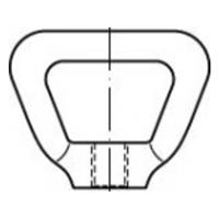 toolcraft Korbmuttern M22 80704 Messing 1St.