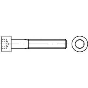 toolcraft Zylinderschrauben 2.8mm 22mm Innensechskant 83912 Edelstahl A5 200St.