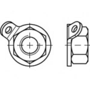 M6 88153 RVS A2 25 stuks toolcraft TO-5380401