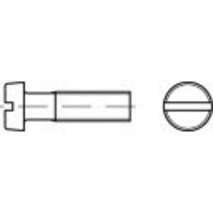 Cilinderschroeven M8 35 mm Sleuf DIN 84 Staal Galvanisch verzinkt 100 stuks toolcraft TO-5381205
