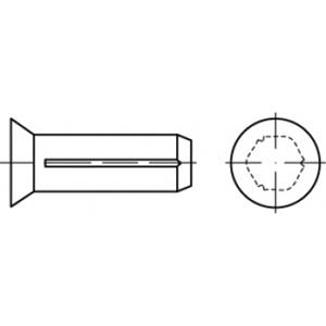 toolcraft Senkkerbnägel (Ø x L) 5mm x 10mm Stahl 250St.