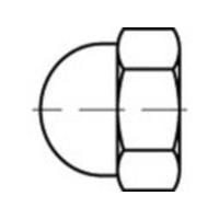 toolcraft TO-5455383 Artikel 88497 kunststof zwart Korrex beschermdoppen voor schroeven- uiteinden met zeskantmoeren afmeting: 610-M 10x18,5 N/A 100 stuks
