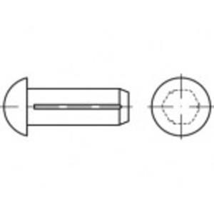 toolcraft TO-5378973 Halfronde kerfnagel 2 mm RVS A2 100 stuks