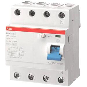 ABB F204A-63/0,03L - Residual current breaker 4-p F204A-63/0,03L