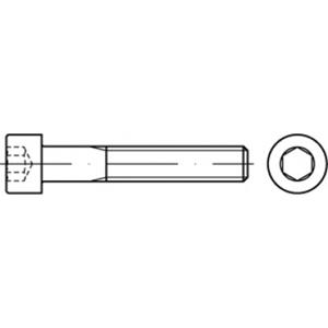 Cilinderschroeven 4,2 mm 64 mm Binnenzeskant (inbus) 83912 RVS A5 100 stuks toolcraft TO-5441904
