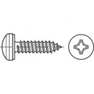Plaatschroeven 38 mm Kruiskop Phillips N/A 88981 RVS A2 500 stuks toolcraft TO-5380641