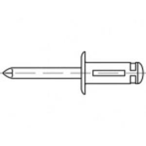 toolcraft Offene Blindniete 4.8mm 250St.
