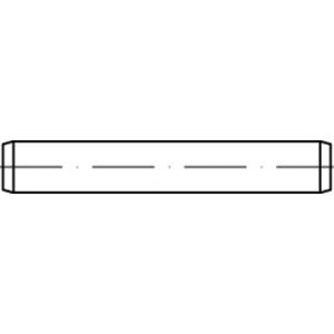 toolcraft TO-5436774 Cilindrische pen 16 mm Staal 1 stuks