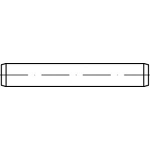 toolcraft TO-5436777 Cilindrische pen 16 mm Staal 1 stuks