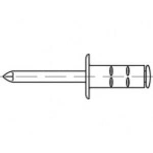 toolcraft Offene Blindniete 4mm 500St.