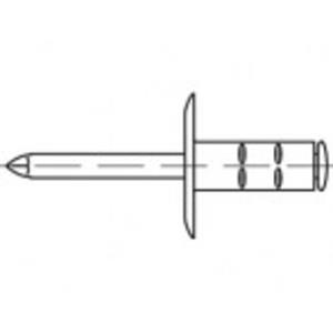 toolcraft Offene Blindniete 4.8mm 250St.