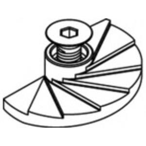 820199400120000 Artikel 82019 A 4 (1.4408) FF LINDAPTER-FLOOR-FAST-FF voor bodemplaten bevestigingsstukken ISK-bouten met verzonken kop afmeting: FF 12 (1