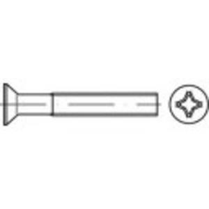 Verzonken schroeven M3 4 mm Kruiskop Phillips ISO 7046 Staal Galvanisch verzinkt 200 stuks toolcraft TO-5431704