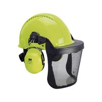 3M Kopfschutzkombination G3000M, mit Kapseln und Visier
