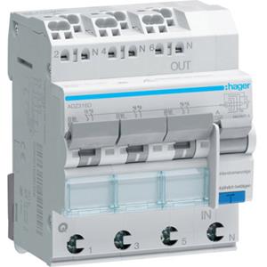 hager Fehlerstrom-Schutzschalter 3phasig 3polig 16A 0.03A 230V