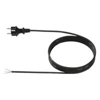 BACHMANN Schutzk.-Anschlussleitung 3m 3x1qmm Gummi sw 320185
