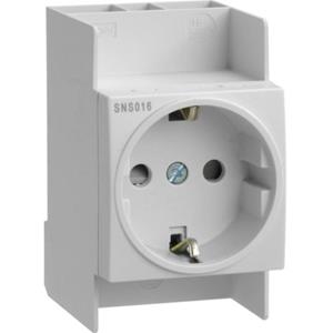 hager SNS016 - Socket outlet for distribution board SNS016