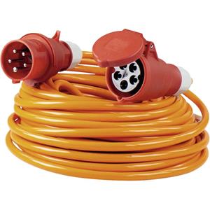 as - Schwabe Strom Verlängerungskabel Orange 10.00m