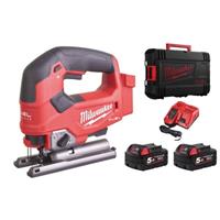 Milwaukee M18 FJS-502X 18V Li-Ion accu Decoupeerzaagmachine set (2x 5.0Ah accu) in HD-Box - koolborstelloos