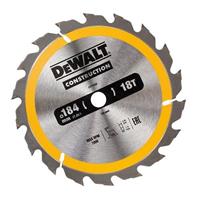 DeWalt DT1938 Cirkelzaagblad - 184 x 16 x 18T - Hout