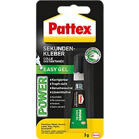 Pattex Sekundenkleber Power Easy GEL, 3 g Tube