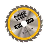 DeWalt DT1944 Cirkelzaagblad - 190 x 30 x 24T - Hout en Non-ferro metaal