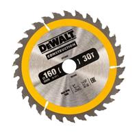 DeWalt DT1932 Cirkelzaagblad - 160 x 20 x 30T - Hout