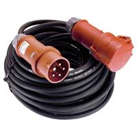 as - Schwabe CEE Verlängerungskabel 16A 10M Phasenwenderstecker H07RN-F5G 1,5 mm