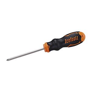 IceToolz schroevendraaier PH1 kruiskop 21 cm zwart/zilver