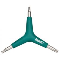 icetoolz Y-stersleutel T25-T30-T40 11 x 10 cm groen